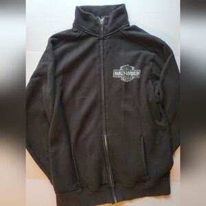 Harley-Davidson Black Zip-Up Jacket